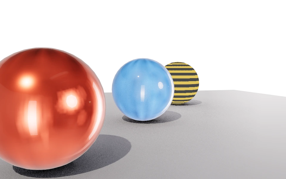Without depth of field