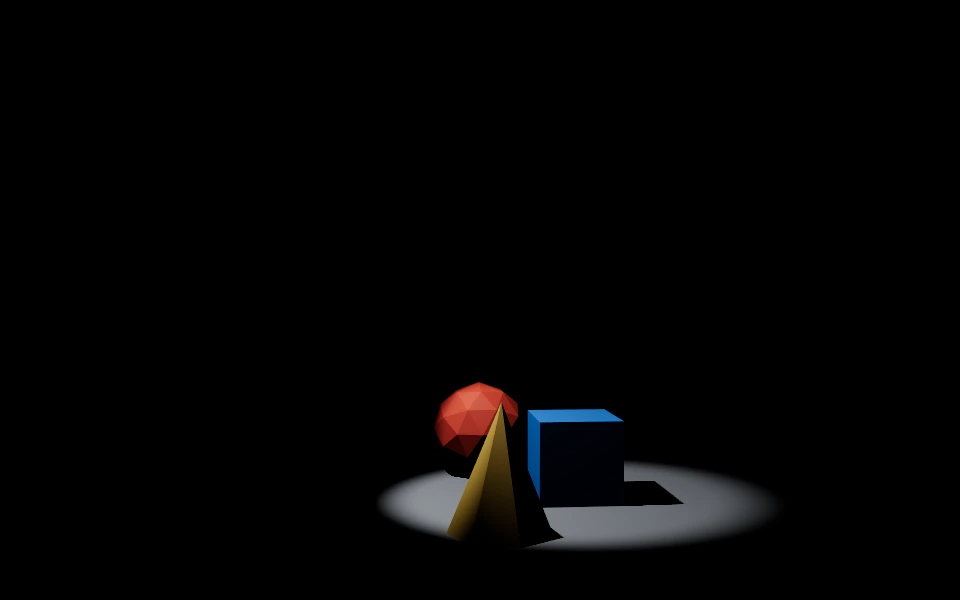 Spot without volumetric light