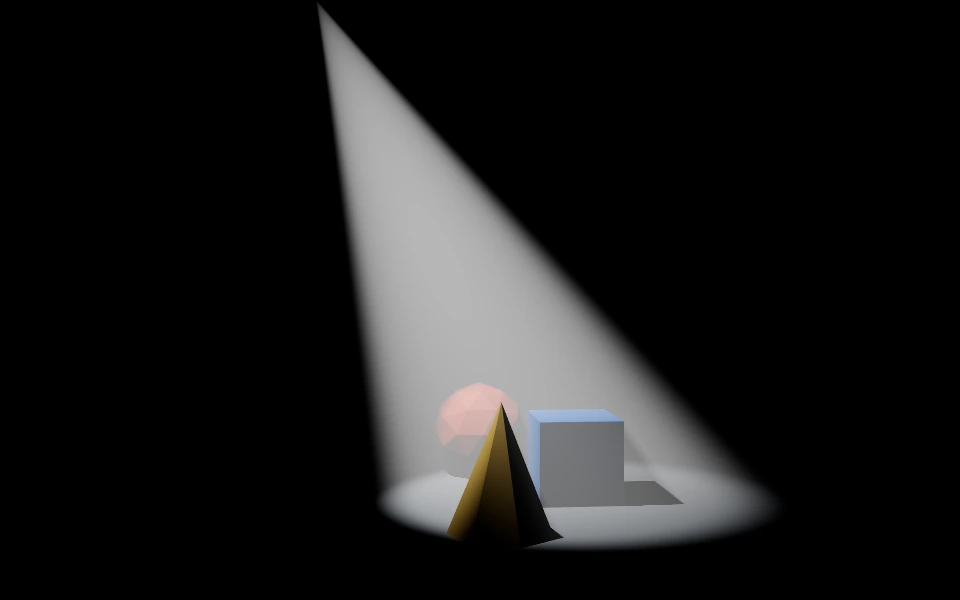 Spot with volumetric light